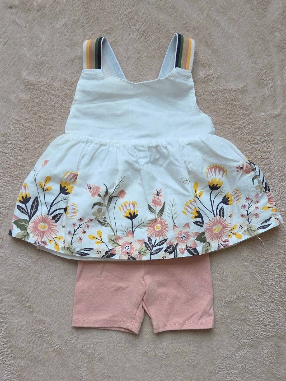 Cynthia Rowley Floral Sun Top Shorts Set 3-6m